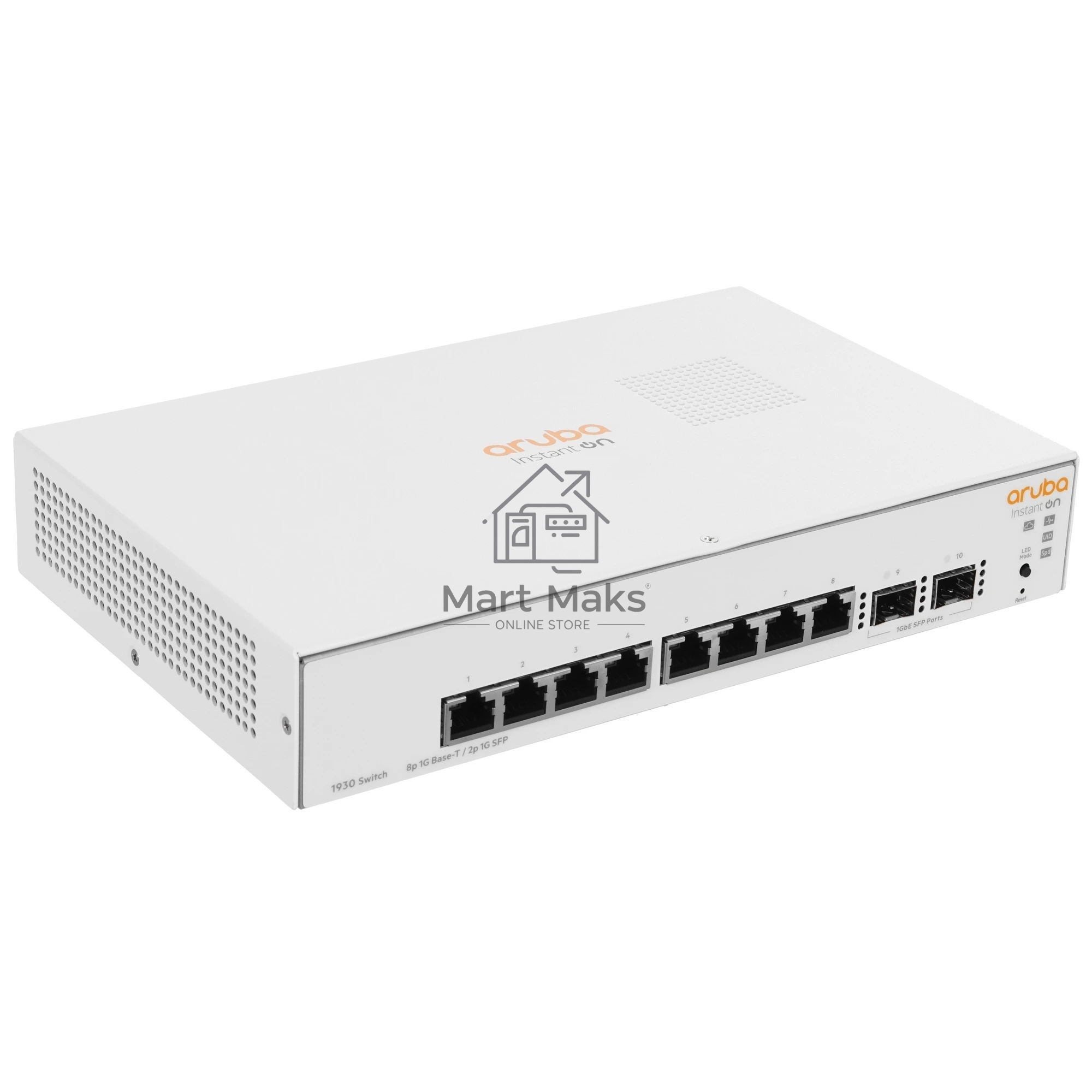 Коммутатор HPE OfficeConnect 1930 8G 2SFP, 8×1 Гбит/с + 2×1 Гбит/с SFP, управляемый