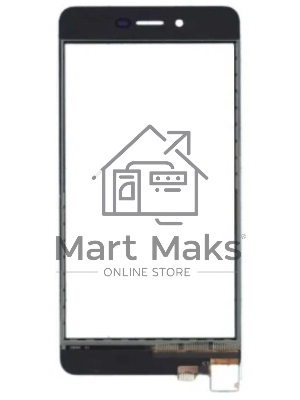 Сенсорное стекло (тачскрин) для Highscreen Omega Prime S, черное