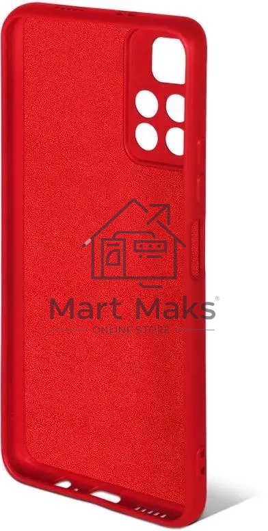 Чехол (клип-кейс) DF poOriginal-05 для Xiaomi Poco M4 Pro 5G красный