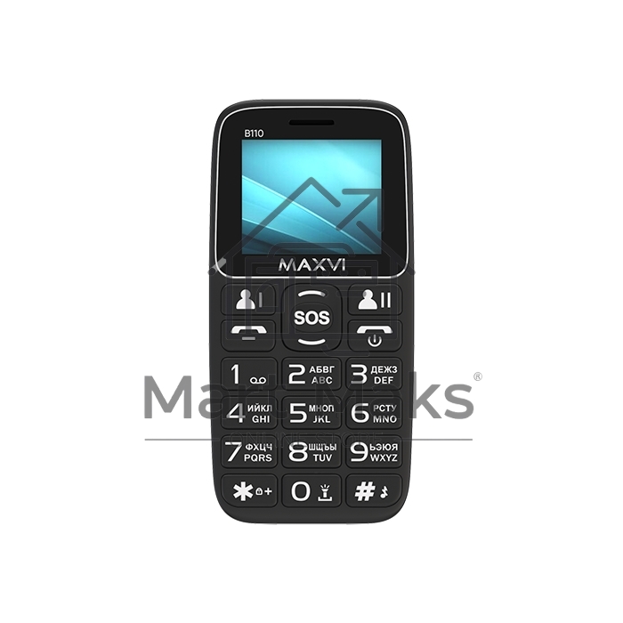Мобильный телефон Maxvi B110 черный