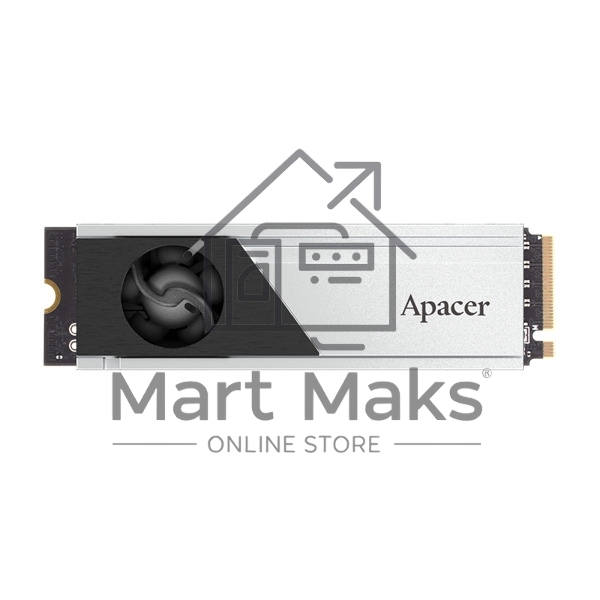 Накопитель SSD Apacer AS2280F4 1TB M.2 2280 PCIe Gen5x4, R12000/W11800 Mb/s, 3D NAND, MTBF 1.6M, NVMe, Retail, 5 years (AP1TBAS2280F4-1)