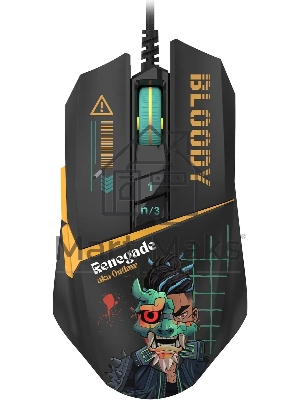 Мышь проводная A4Tech Bloody W63 Max Renegade черный, 12000 dpi, USB, кнопки - 7