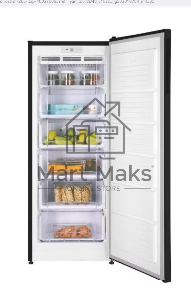 Морозилка Nordfrost DF 265 BAP, черный, 210л, 5 ящиков