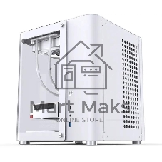 Компьютерный корпус без блока питания JONSBO TK-1, Mini-Tower, TG, no fan, 1xUSB-A 3.2 + 1xUSB-C 3.2, mATX, mITX White