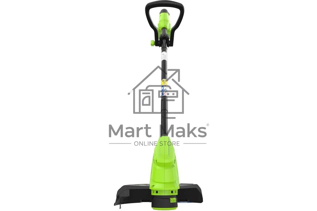 Триммер Greenworks 25см, авт., 24V, с АБ 2 А.ч. и ЗУ слайдер 2,0А  2107207SA