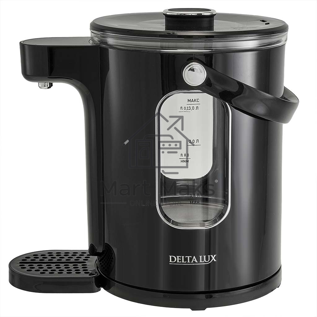 Чайник-термос DЕLTA LUX DE-1701 черный