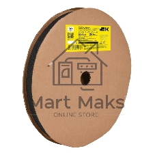 Оплетка кабельная IEK UBS20-PL-3015-050-K02, 30/15мм, 50м, термоусадочная, черная