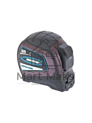 Рулетка Doppelhaken 8мx25мм, двухсторонний зацеп, нейлон, двуст.шкала GROSS 31125