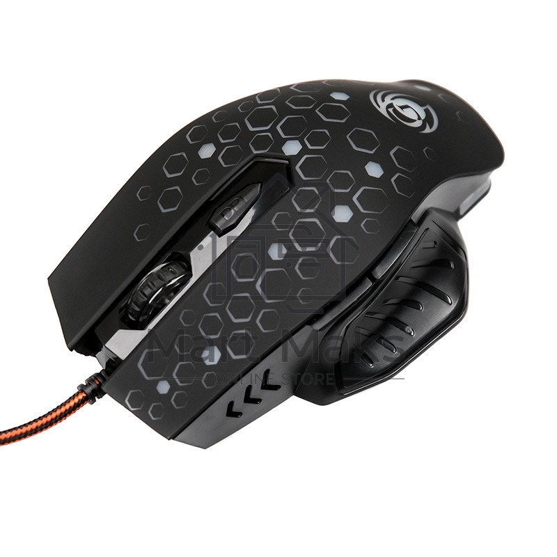 Мышь проводная Dialog Gan-Kata MGK-11U черный, 2400 dpi, USB, кнопки - 6