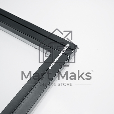 Светильник светодиодный Feron AL4020 ДПО-24вт 6500К 2400Лм линейный рассеиватель матовый в алюминиевом корпусе черный