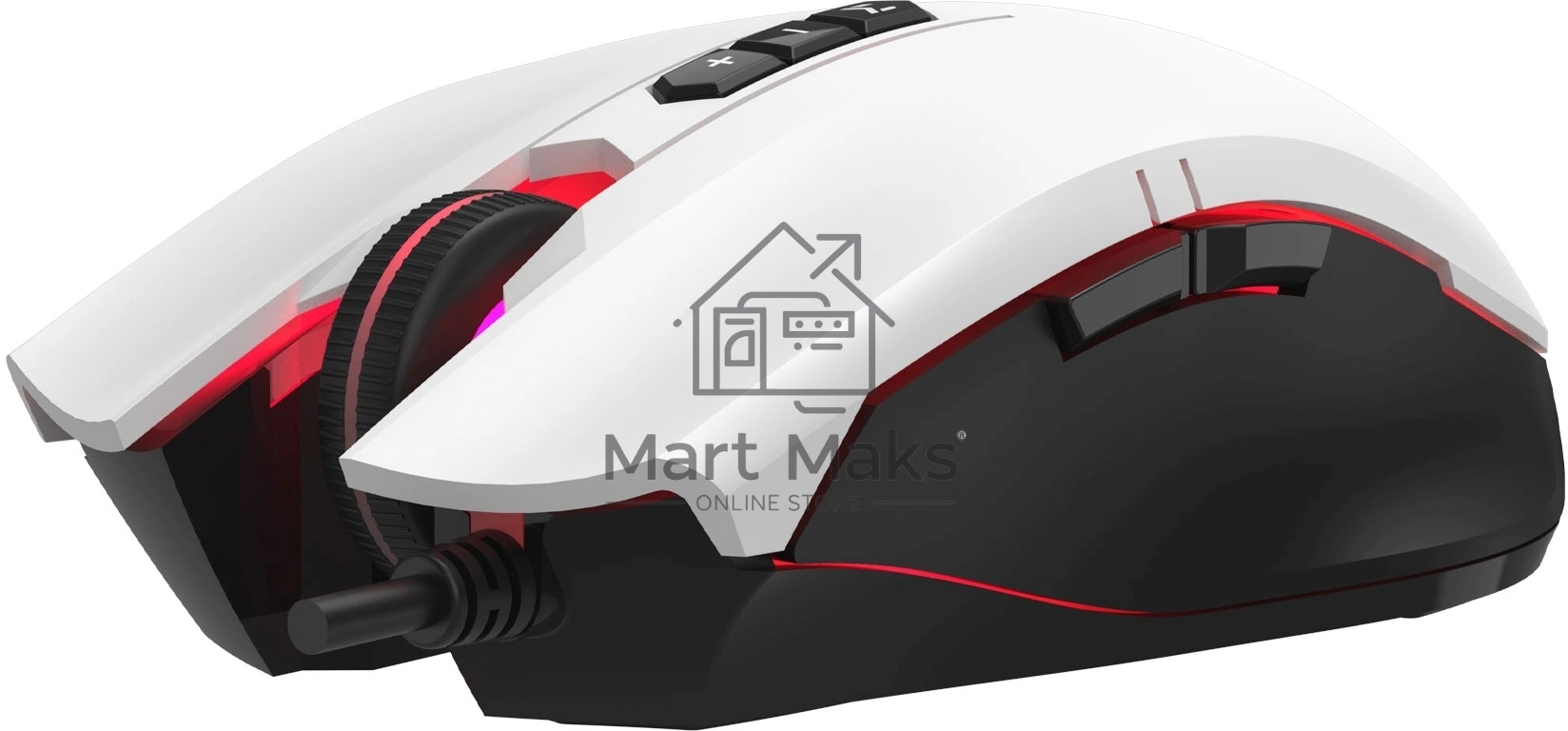 Мышь проводная A4Tech Bloody ES7 белый, 6000 dpi, USB, кнопки - 8