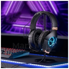 Гарнитура Edifier GX чёрный, проводная, USB, подсветка