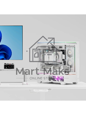 Кулер для процессора Thermalright Royal Pretor 130 Ultra White (4-pin PWM, 158mm, Ni/Cu, 7x6mm, 1x120mm ARGB +1x130mm, 69CFM/81.88CFM, 27dBA/28.3dBA, 2150RPM/1750RPM, S: 1200, 1700, 1851, 115X, 2011, 2066, AM4, AM5, white)