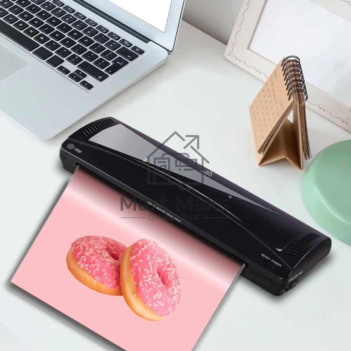 Ламинатор Cactus CS-LAB-M5 черный A3 (80-125мкм) 25 см/мин (2 вал.) хол. лам. лам. фото