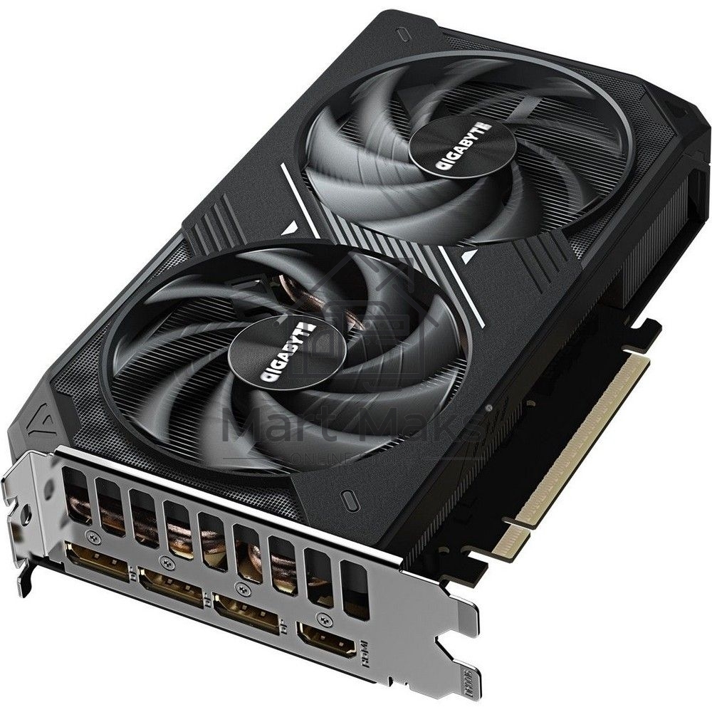 Видеокарта Gigabyte GeForce RTX 5060 Ti Windforce Max OC, NVIDIA RTX 5060 Ti, 8 ГБ GDDR7, 128 бит, PCI-e 5.0, 1xHDMI, 3xDP, 2587 МГц