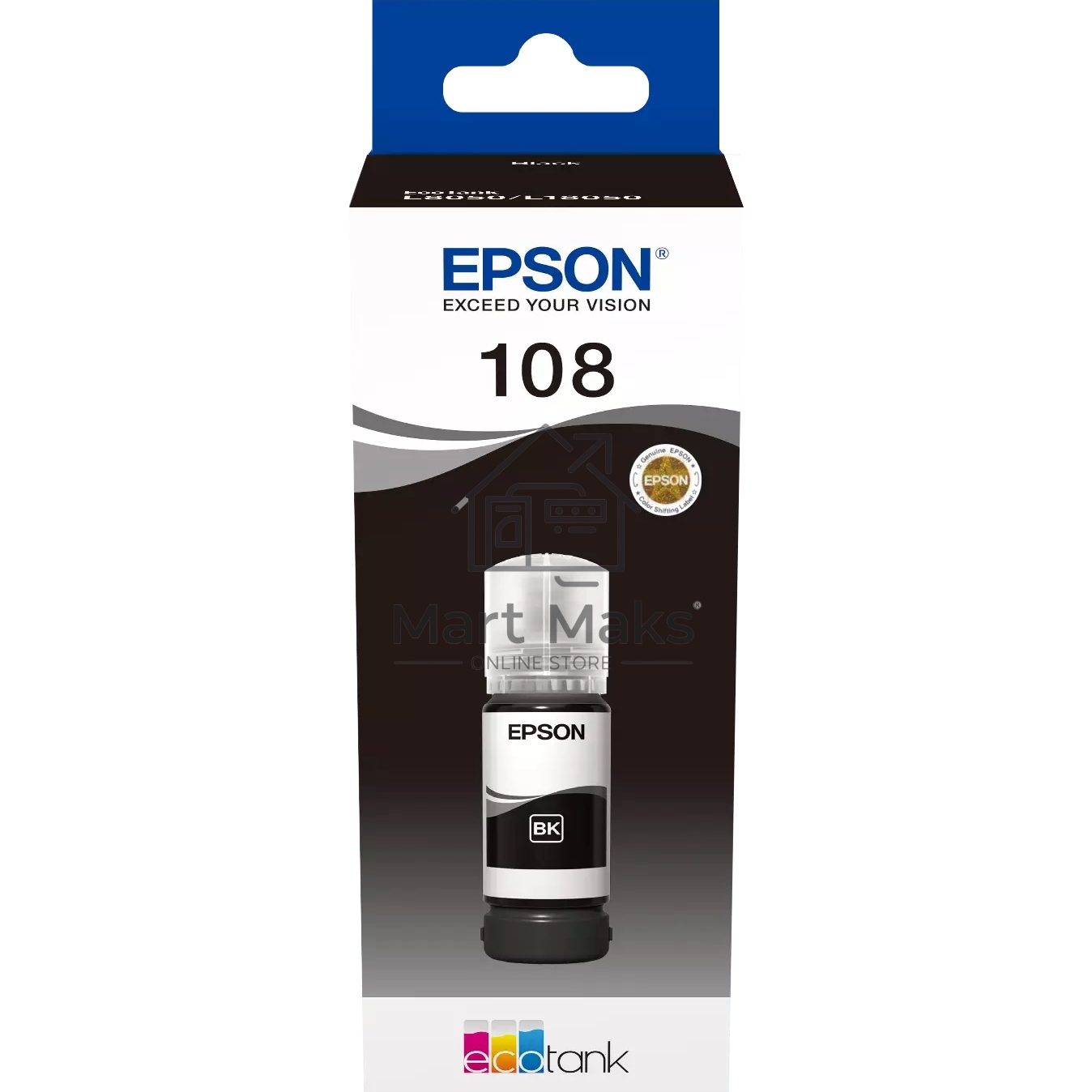 Контейнер с черными чернилами EPSON C13T09C14A
