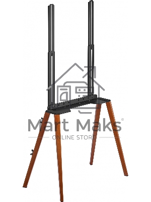 Подставка для телевизора Cactus CS-ST3644BKWN черный/орех 43