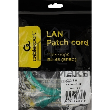 Патч-корд Premier PP12-1M/G 1000Гбит/с UTP 4 пары cat5E CCA molded 1м зеленый RJ-45 (m)-RJ-45 (m)