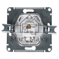 Механизм розетки комп. 1-м СП Glossa RJ45 беж. SchE GSL000281K