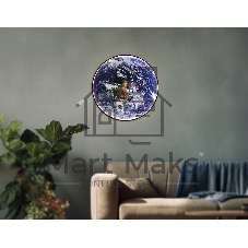 Настенно-потолочный светодиодный светильник Ambrella light FW11135 BK черный 38W LED 3000-6400K D600*38