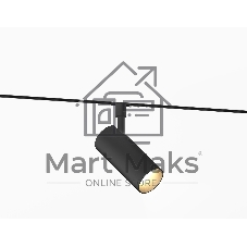 Трековый светильник GL2305 BK черный IP20 12W 3CCT 3000-6000K 48V 24° D45*100