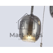 Подвесной светильник Ambrella light LH11153/3 BK/WH/SM черный/белый/дымчатый E27*3 max 60W D425*1500
