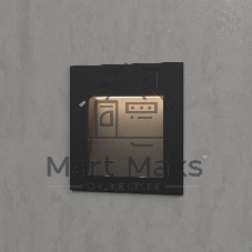 Светильник светодиодный MRL LED 1103 / Чёрный / Подсветка для лестниц
