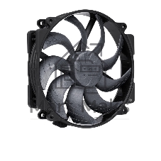 Вентилятор корпусной Noctua NF-A14x25r G2 PWM chromax.black, 140 мм, 1500 об/мин, 22.8 дБ, 4-pin PWM, без подсветки, черный