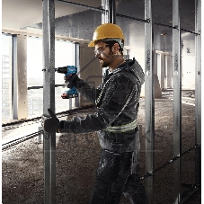 Дрель-шуруповерт аккумуляторная Bosch GSB 185-LI, 18В, 2 АКБ, Кейс