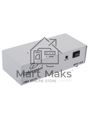 Разветвитель GVS122 Разветвитель сигнала VGA на 2 монитора (Gembird)