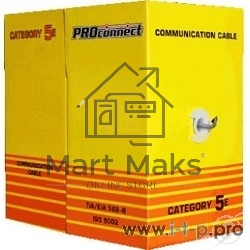 Кабель витая пара PROconnect FTP 4PR 24AWG, CCA, CAT5e, наружный (OUTDOOR), бухта 305 м