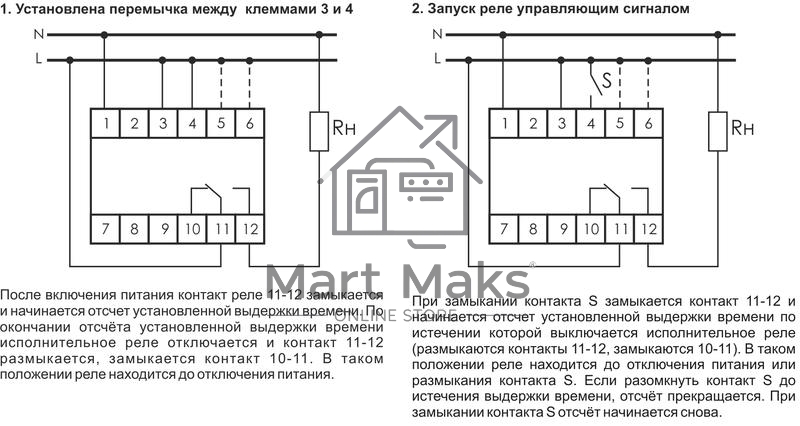 Реле времени RV-02 (задержка выкл. (1-120сек) 230В 16А 1перекл. IP20 монтаж на DIN-рейке) F&F EA02.001.008 Реле времени RV-02 (задержка выкл. (1-120сек) 230В 16А 1перекл. IP20 монтаж на DIN-рейке) F&F EA02.001.008