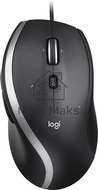 Мышь проводная Logitech M500S черный, 4000 dpi, USB, кнопки - 7
