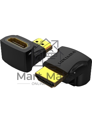 Адаптер-переходник Vention HDMI v2.0 19M/19F угол 90