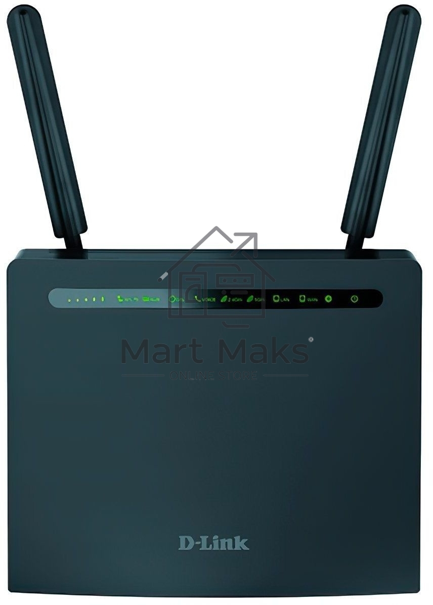 Беспроводной двухдиапазонный маршрутизатор/роутер D-Link DWR-980/4HDA1E AC1200 с поддержкой 4G LTE и VDSL2, с портами Gigabit Ethernet и 2 FXS-