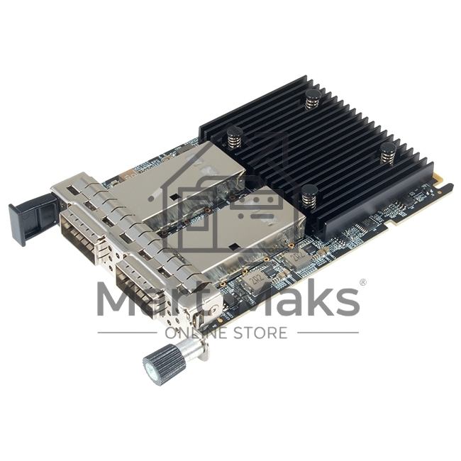 Сетевая карта SUNRICH TECHNOLOGY N-1170 2-Port 100G QSFP56 NIC Ethernet Fiber Adapter for OCP 3.0, chipset BCM57508
