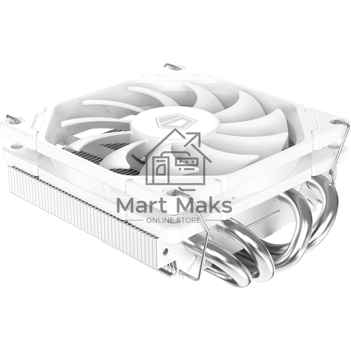 Вентилятор для процессора ID-COOLING IS-40X-V3 Socket AM4/AM5/115x/1200/1700, 92mm, 2800rpm, 35.2 дБ, 95W, PWM 4-pin, Al-Cu (IS-40X-V3 WHITE)
