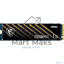 Накопитель SSD MSI Spatium M371, 1ТБ, M.2 2280, PCIe 3.0 x4, NVMe, M.2