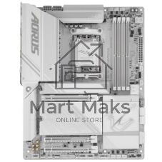 Материнская плата Gigabyte X870E AORUS PRO X3D ICE, AM5, AMD X870E, 4xDDR5, 4xSATA, 4xM.2, 1xPCIe 5.0 x16, 1xPCIe 4.0 x16, 1xPCIe 3.0 x16, 1xHDMI, 1x5Gb LAN, Wi-Fi 7, Bluetooth 5.4, 2xUSB-C 40Gbps (USB4), 2xUSB-C 10Gbps, 5xUSB-A 10Gbps, 3xUSB-A 5Gbps, 3x3.5 мм + S/PDIF оптический, 7.1, белый, ATX