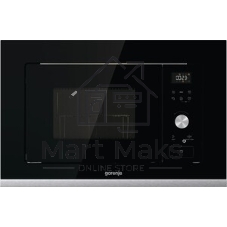 Встраиваемая микроволновая печь GORENJE BMX201AG1BG Электронное управление, черный, объем: 20 л