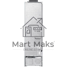 Холодильник Samsung No Frost (193,5x54x55) 2-хкамерн. инвертер (BRB80F30AEF0EO)