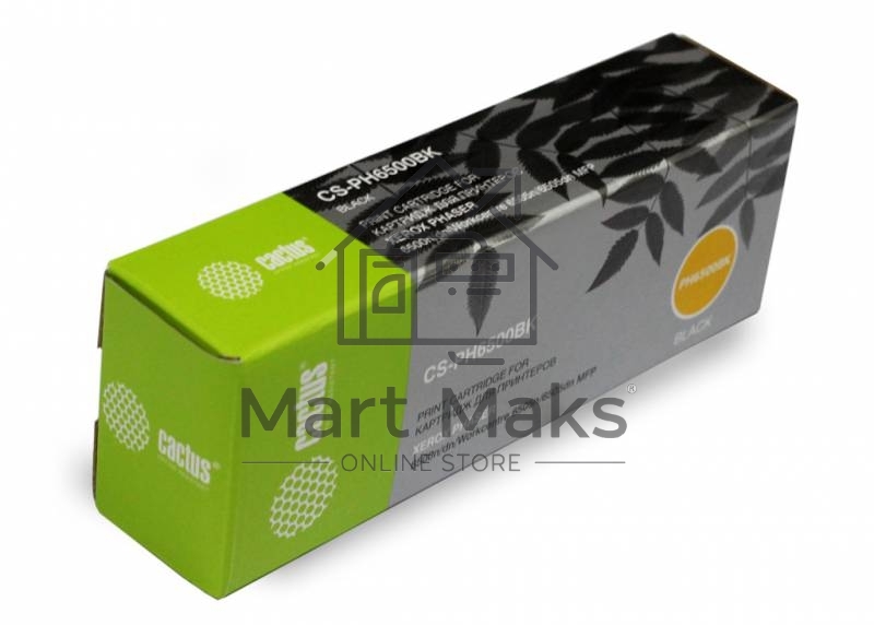 Картридж лазерный Cactus CS-PH6500BK (106R01604) черный (3000 стр.) для Xerox 6500/6505