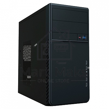 Компьютерный корпус MidiTower Powerman ES861 Black PM-450ATX 4*USB 2.0 Audio mATX
