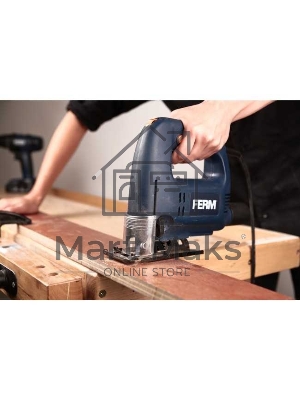 Лобзик FERM JSM1023, 570 Вт., 500-3000 ход/мин, пропил 70 мм, коробка