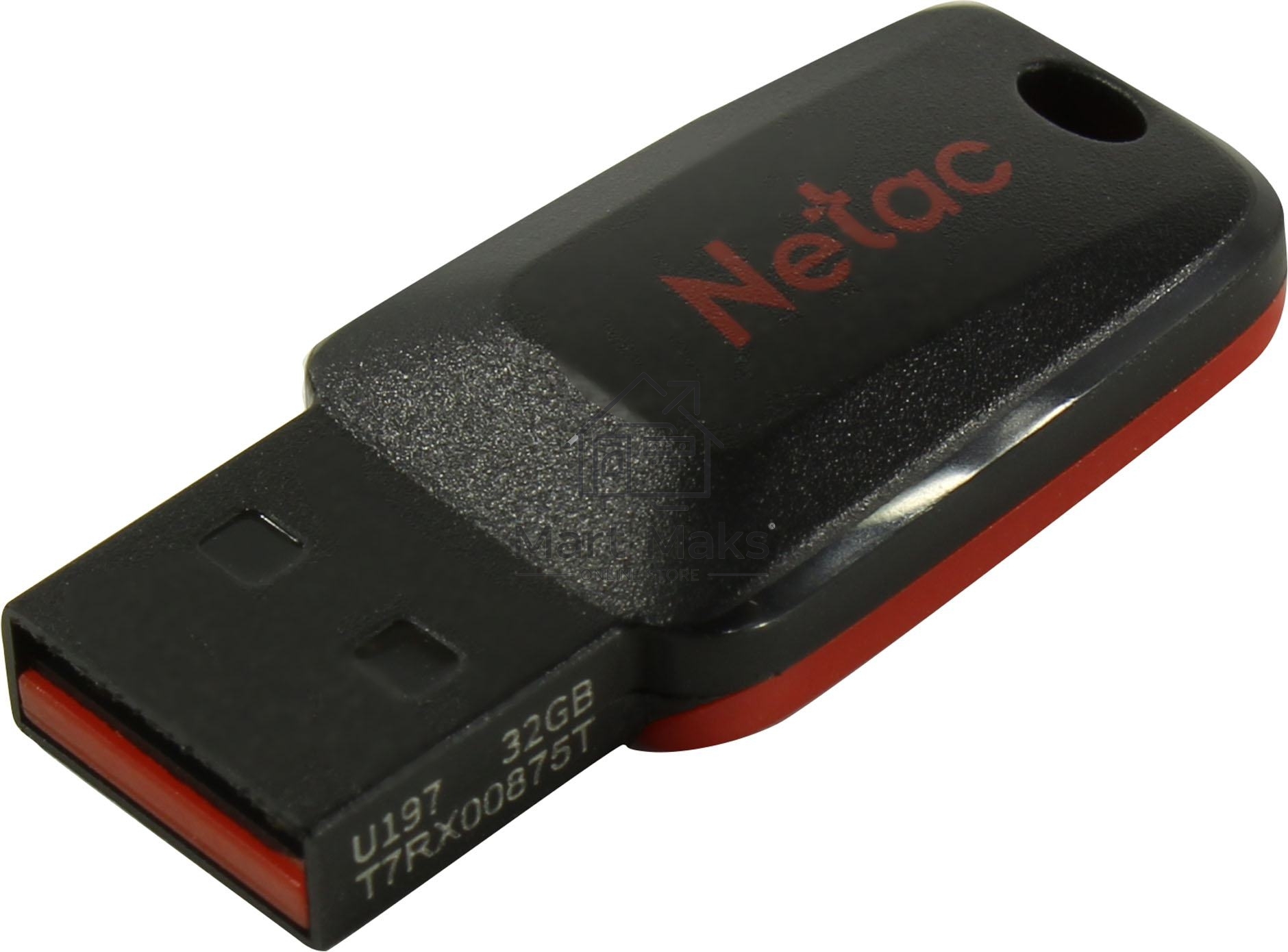 Флешка USB R/W R/W Netac U197 32Gb <NT03U197N-032G-20BK>, USB2.0