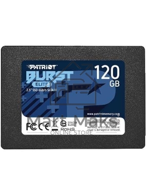 Накопитель SSD Patriot Burst Elite, 120Gb, SATA, 2.5