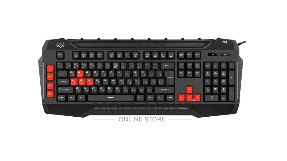 Клавиатура Sven KB-G8800 (SV-017675) проводная USB черный