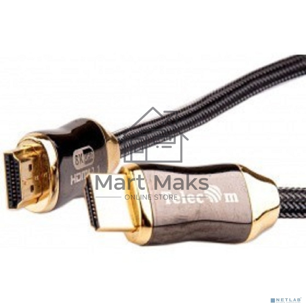 Кабель HDMI-HDMI 1M V2.1 TCG300-1M TELECOM