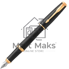 Ручка перьевая Parker Urban Core F309 (CW1931593) Muted Black GT, F, сталь нержавеющая, подарочная коробка
