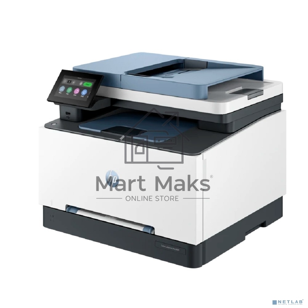 МФУ лазерный HP Color LaserJet Pro MFP 3303fdn, A4, цветной, печ. до 25 стр/мин., скан. до 19/8 стр/мин., 600х600 dpi (печ.), 1200x1200 dpi (скан.), USB, Ethernet (RJ-45)
